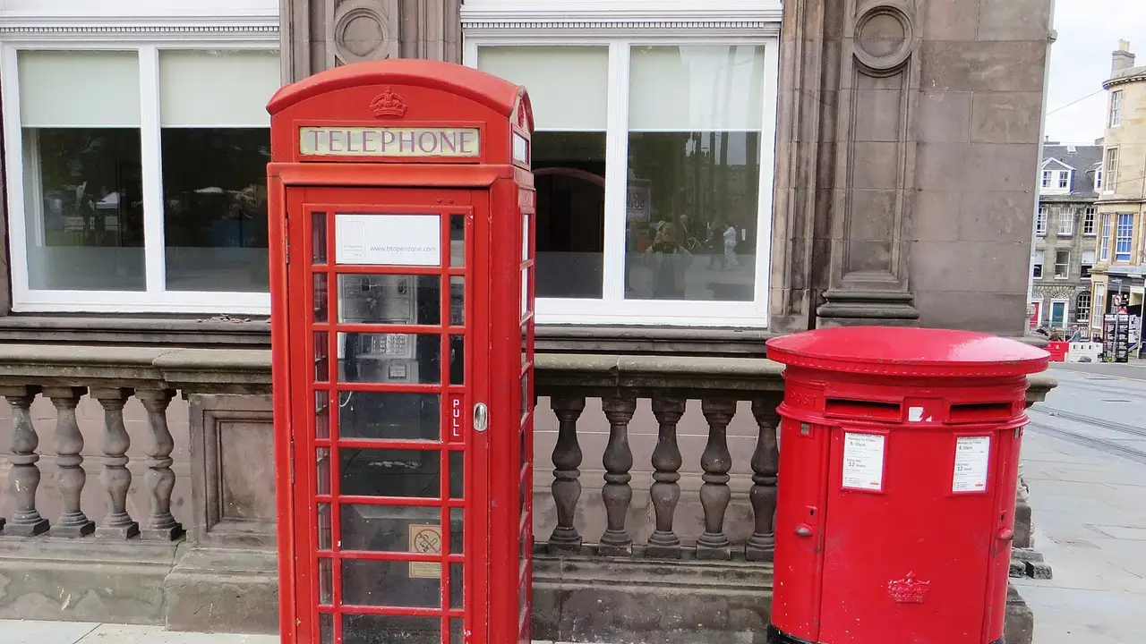Postbus in de UK